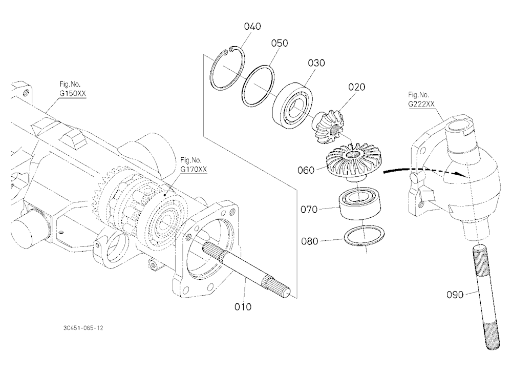 Differential Gear Shaft Lh