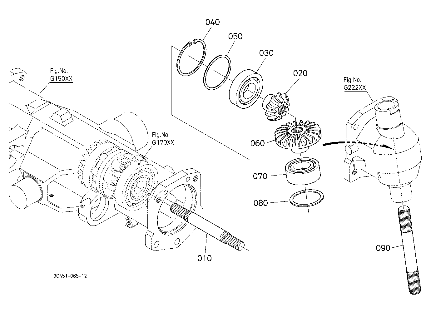 Differential Gear Shaft Lh
