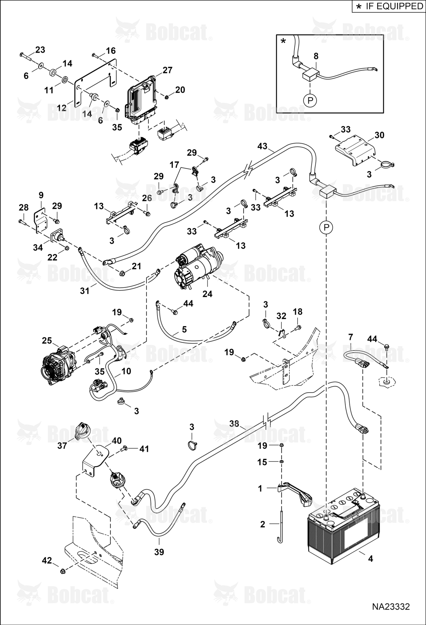 Engine Electrical Circuitry (Battery, ALT & Starter)  B5FB11116 & Above