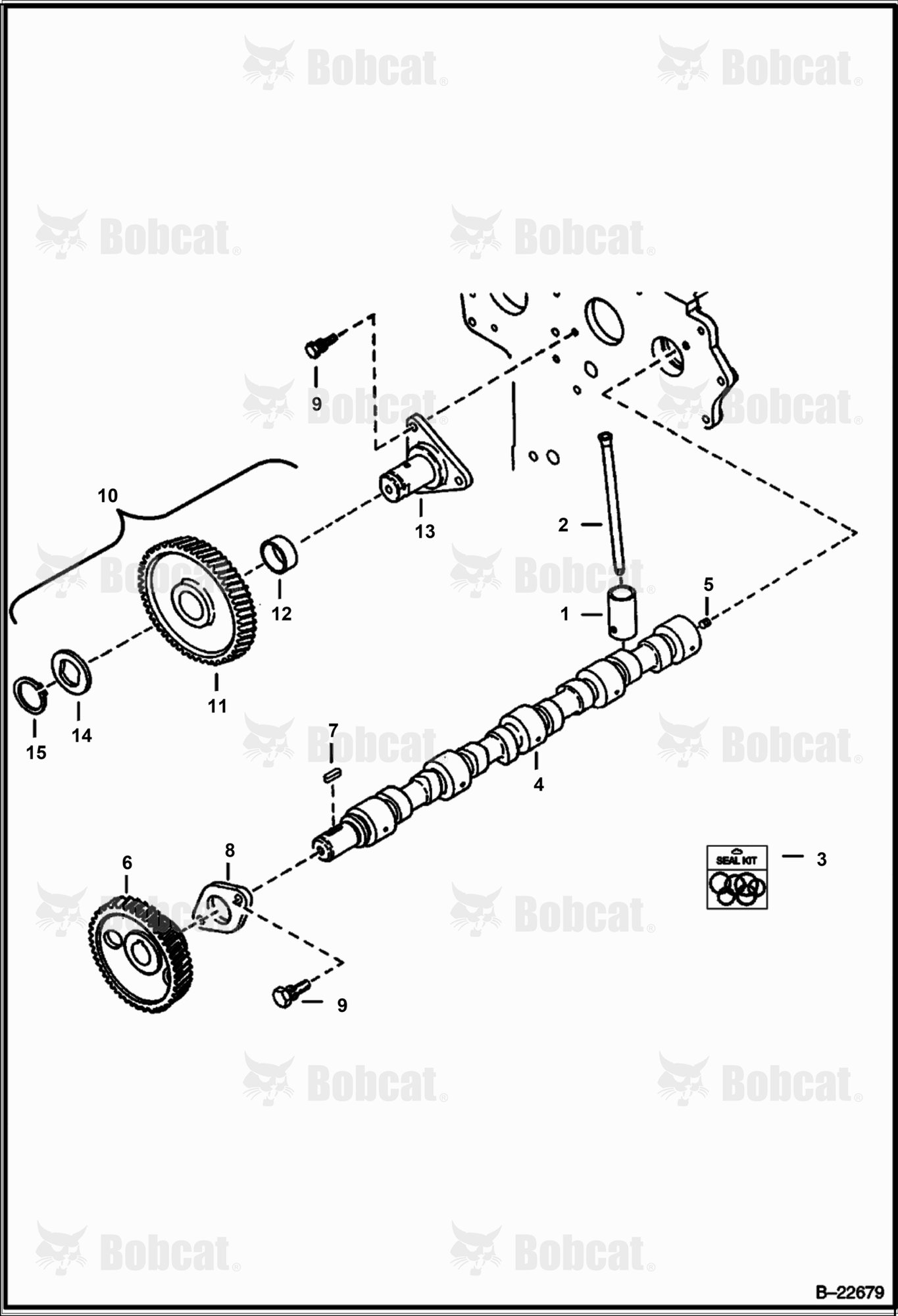 Camshaft (Kubota - V2003-M-DI-T)