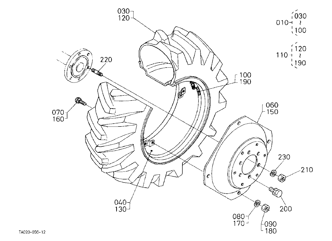 Rear Wheel (420/70-24)