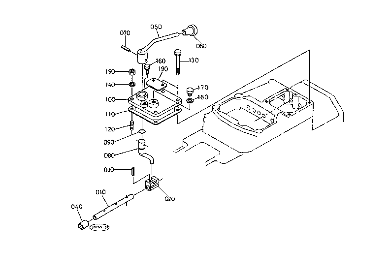 Pto Gear Shift Lever [A]