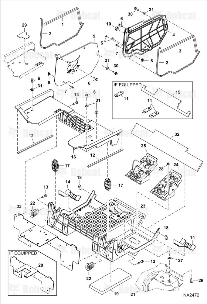 Panel (Floor Pan) (Manual Controls) ACS711001 - ACS711119, ACSL11001 - ACSL11110