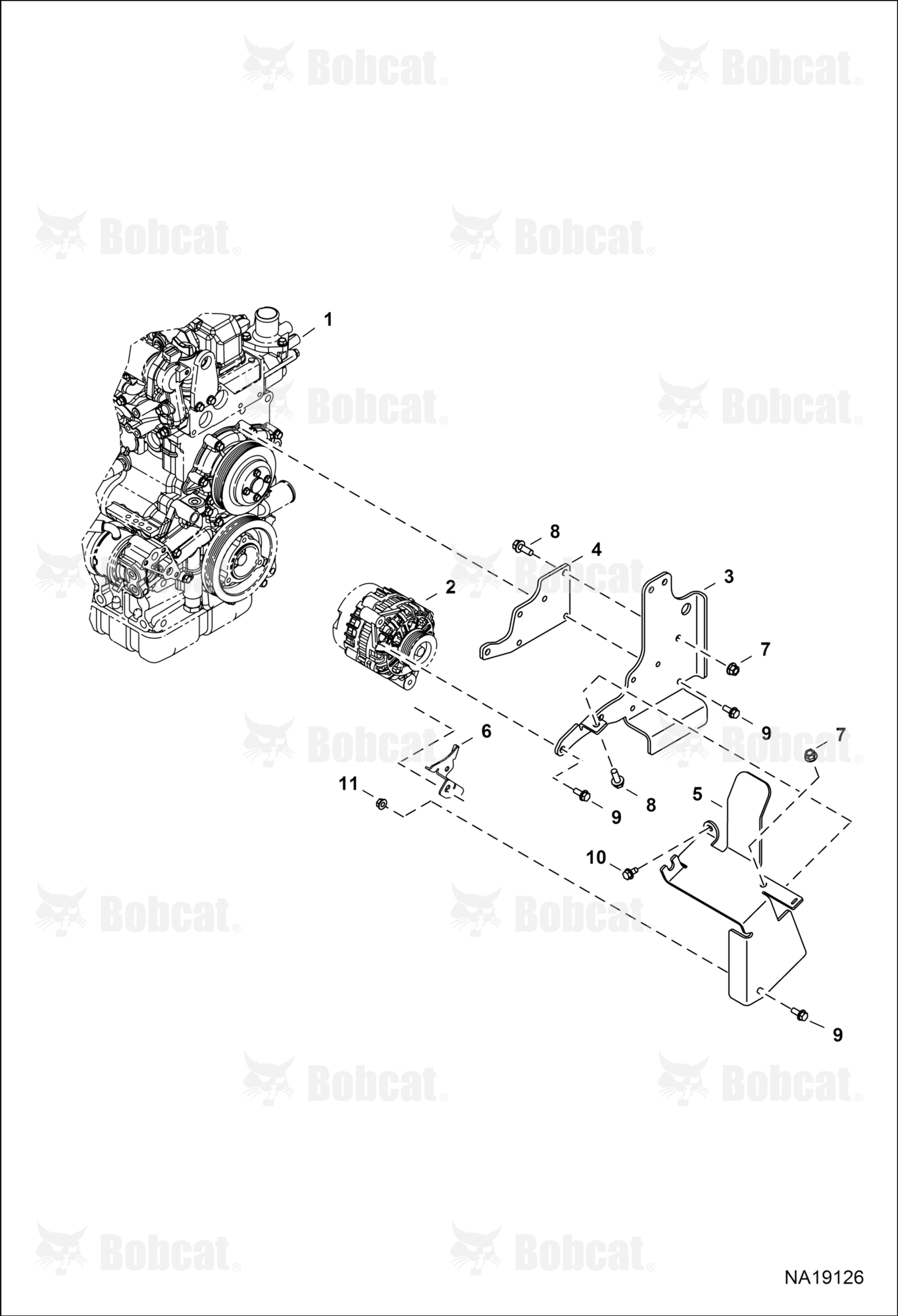 Engine & Attaching Parts (Engine Brackets)
