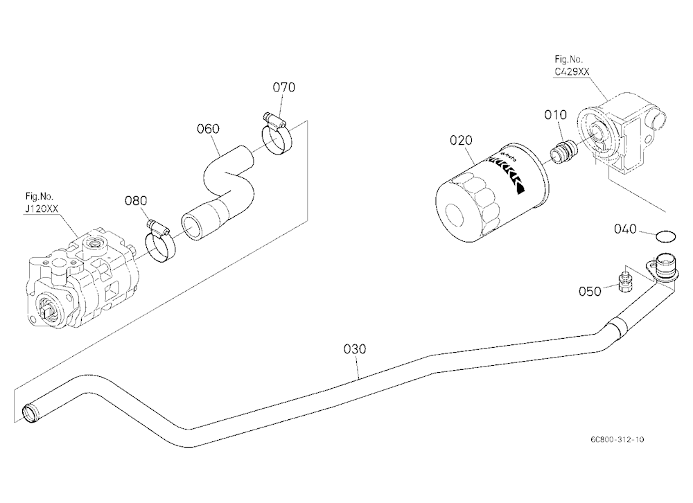 Hydraulic Oil Line (Suction)