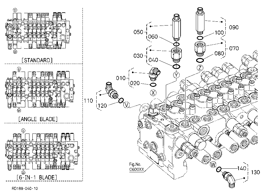 Control Valve Adaptor (Outlet/Swing)