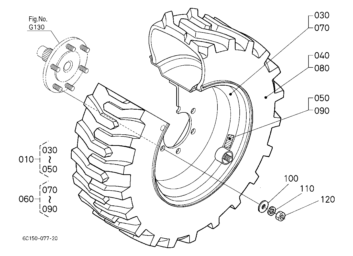 Front Wheel(23*8.50-12)