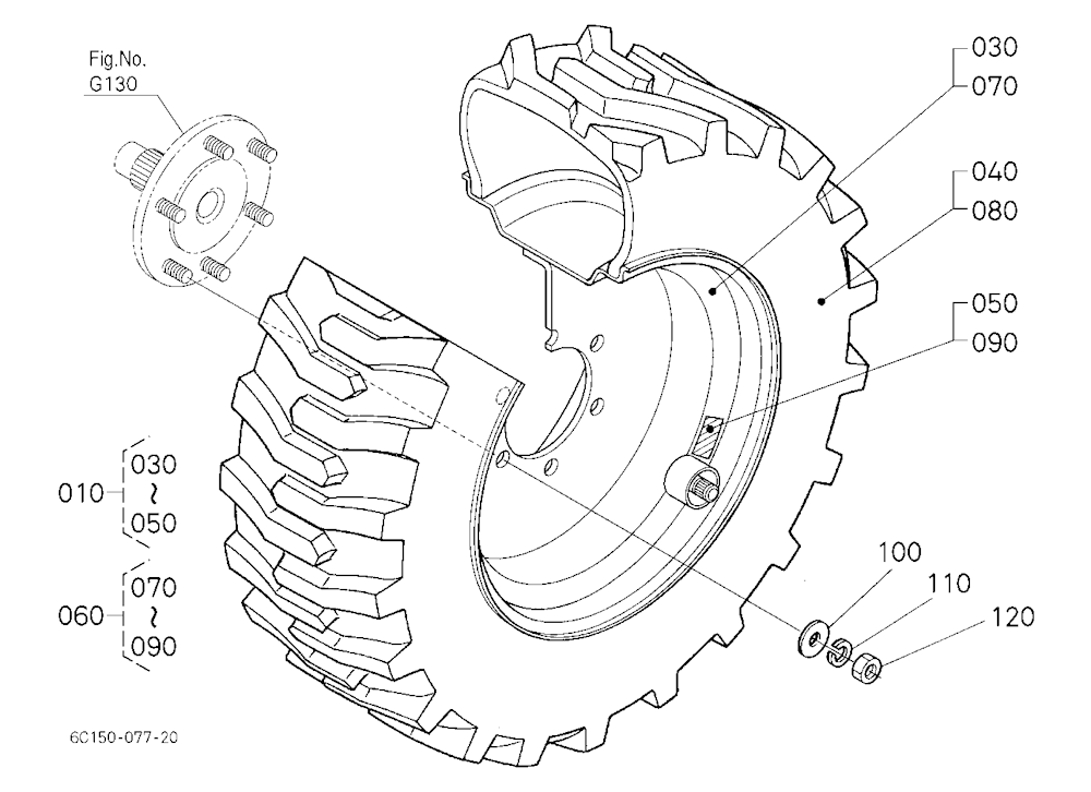 Front Wheel(23*8.50-12)