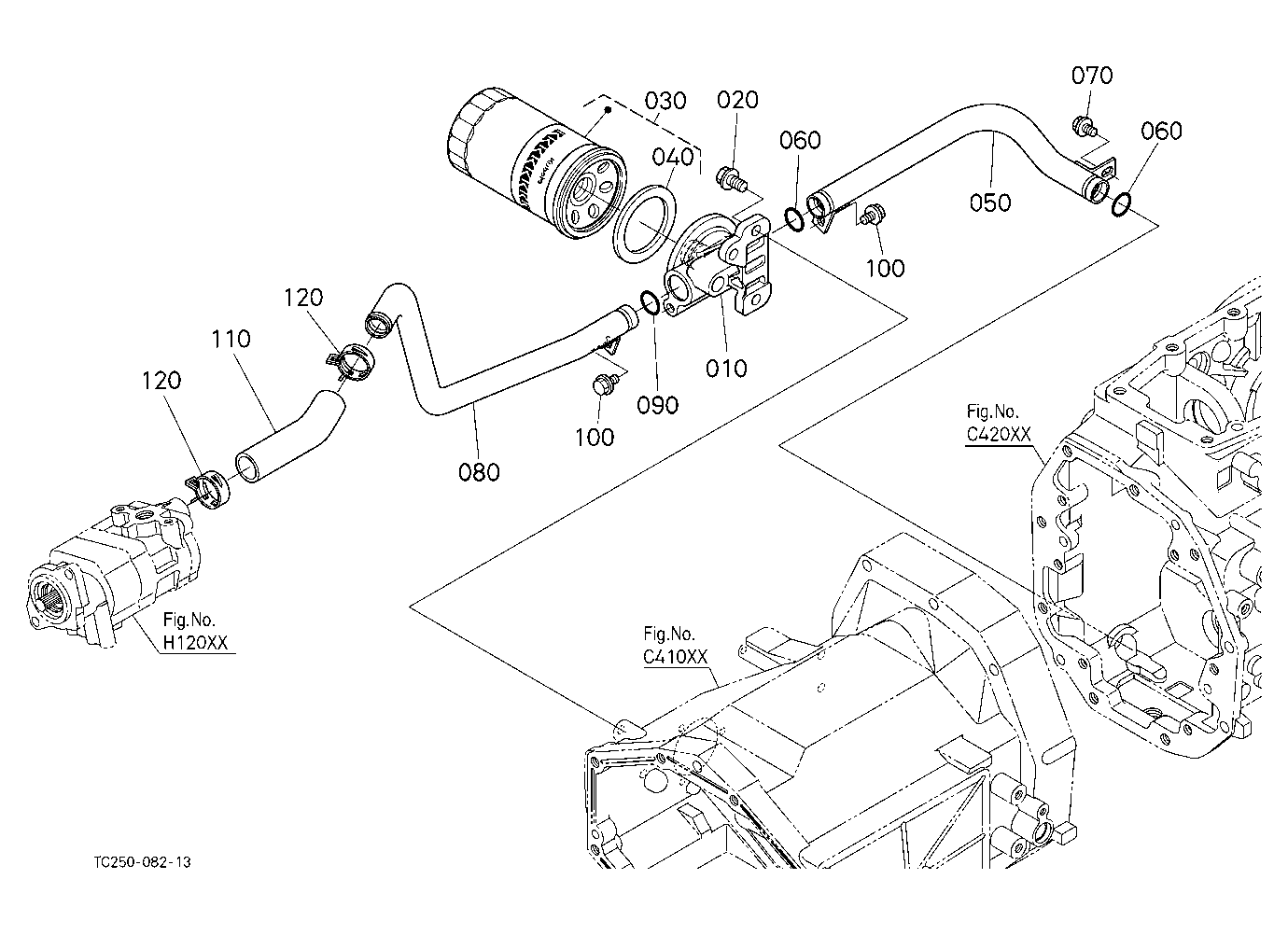 Hydraulic Oil Line (Inlet)