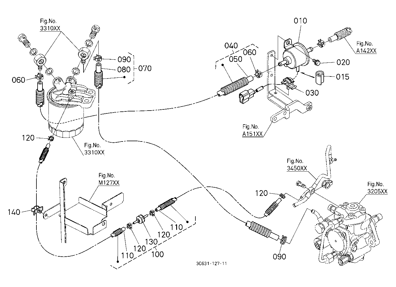 Fuel Pipe (Filter/Supply Pump)