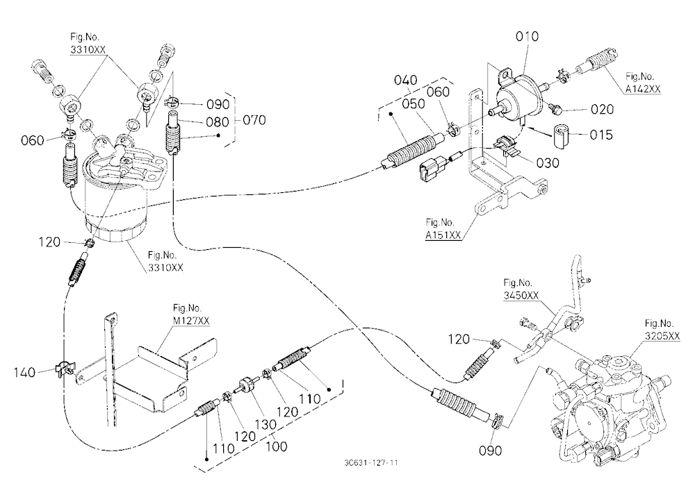 Fuel Pipe (Filter/Supply Pump)