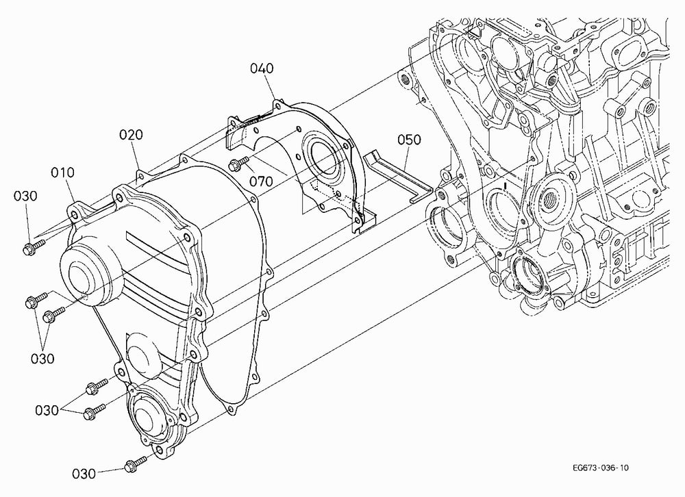 CRANKCASE COVER 2 (BELT)