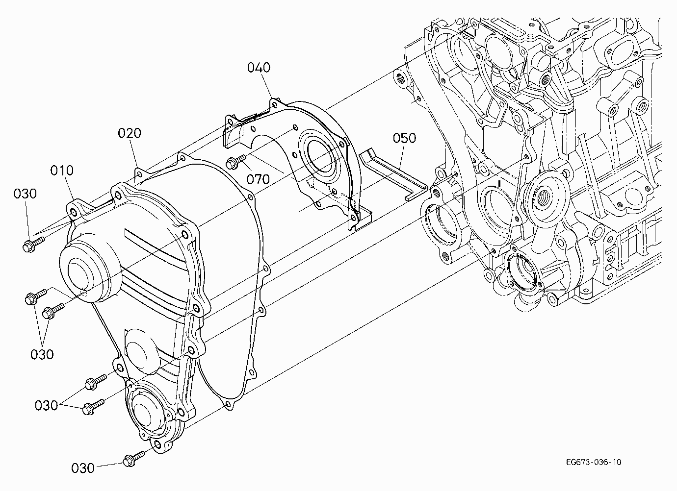CRANKCASE COVER 2 (BELT)