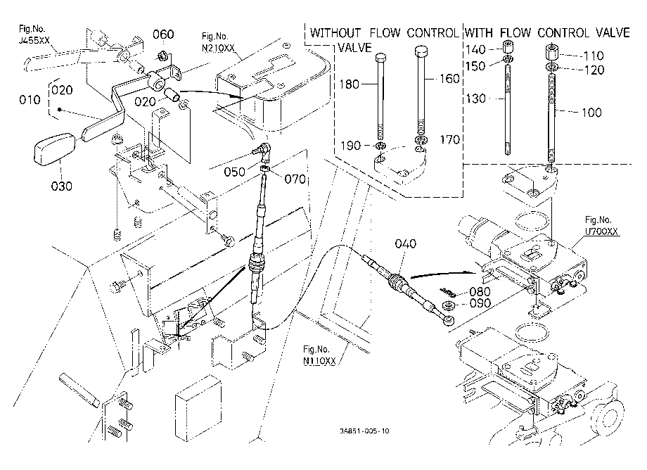 Auxilairy Control Valve Lever Kit (2Nd) [A] [New T