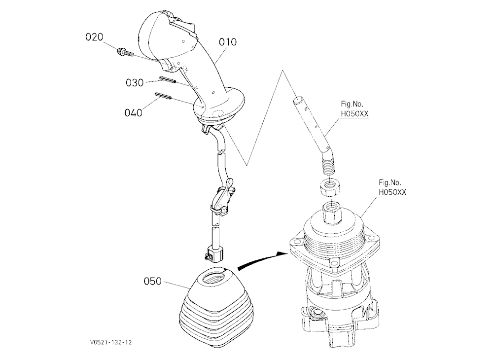 Grip (Lh) [Except High Flow]