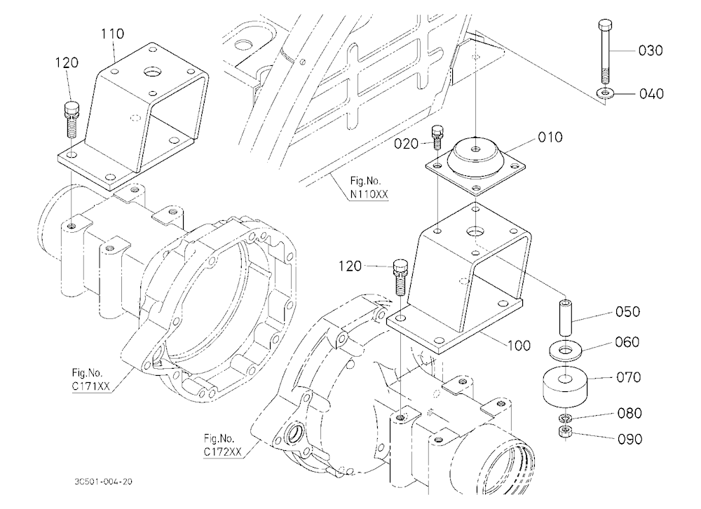 Cab Bracket Rear