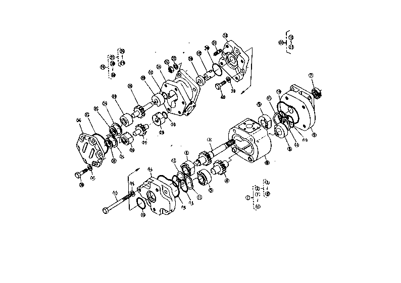 Oil Pressure Pump (2) [Section Parts]