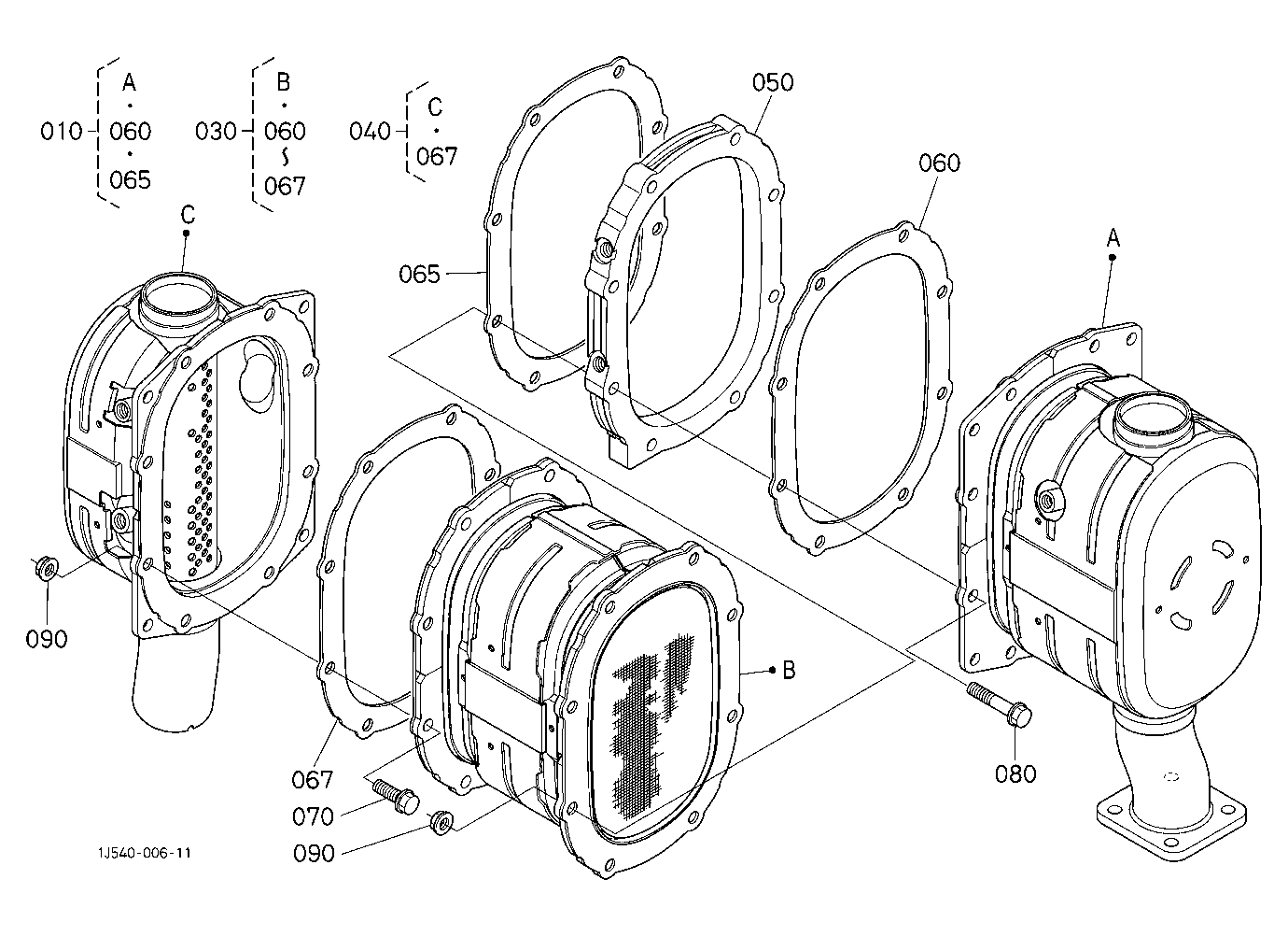 Diesel Particulate Filter Muffler