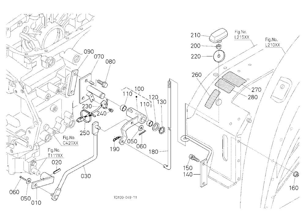 Mid Pto (Lever) (W/G No.L8338) [Option]
