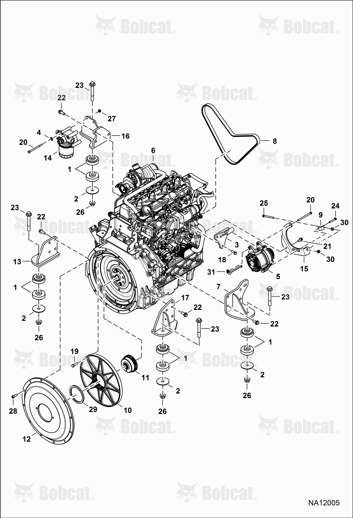 Engine & Attaching Parts (Engine Mounts)