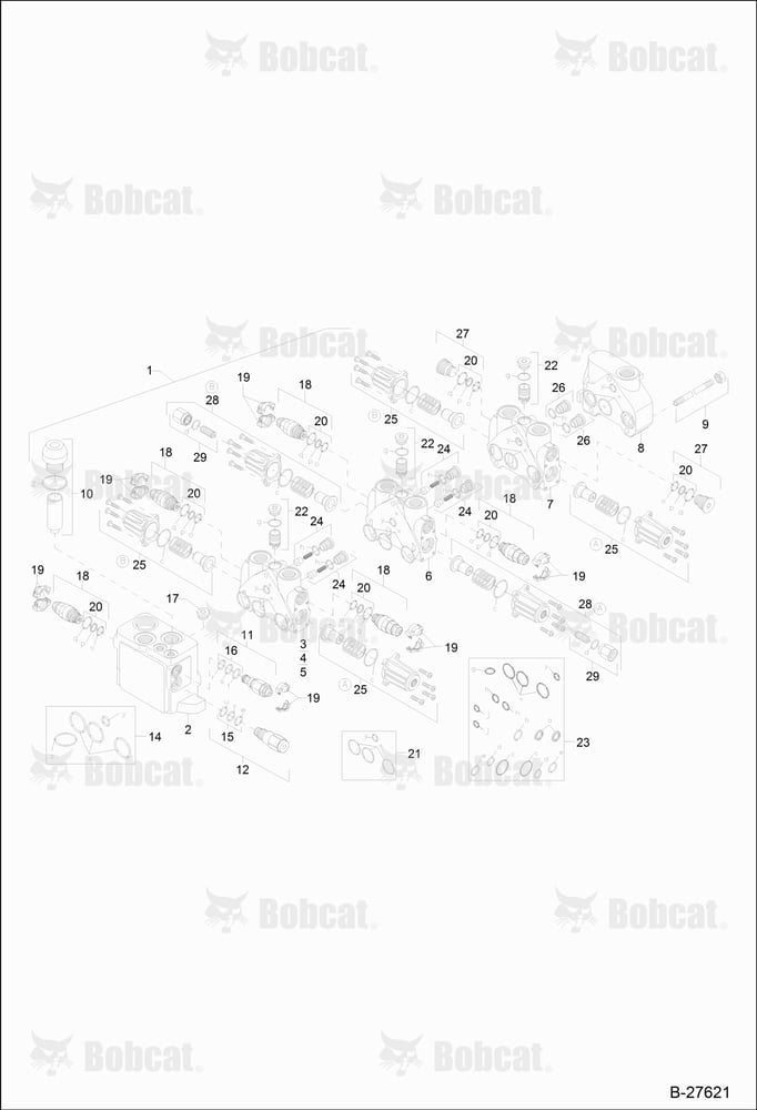 Valve Bank - Mono Boom (Engine S/N XXXX/0507 & Above)