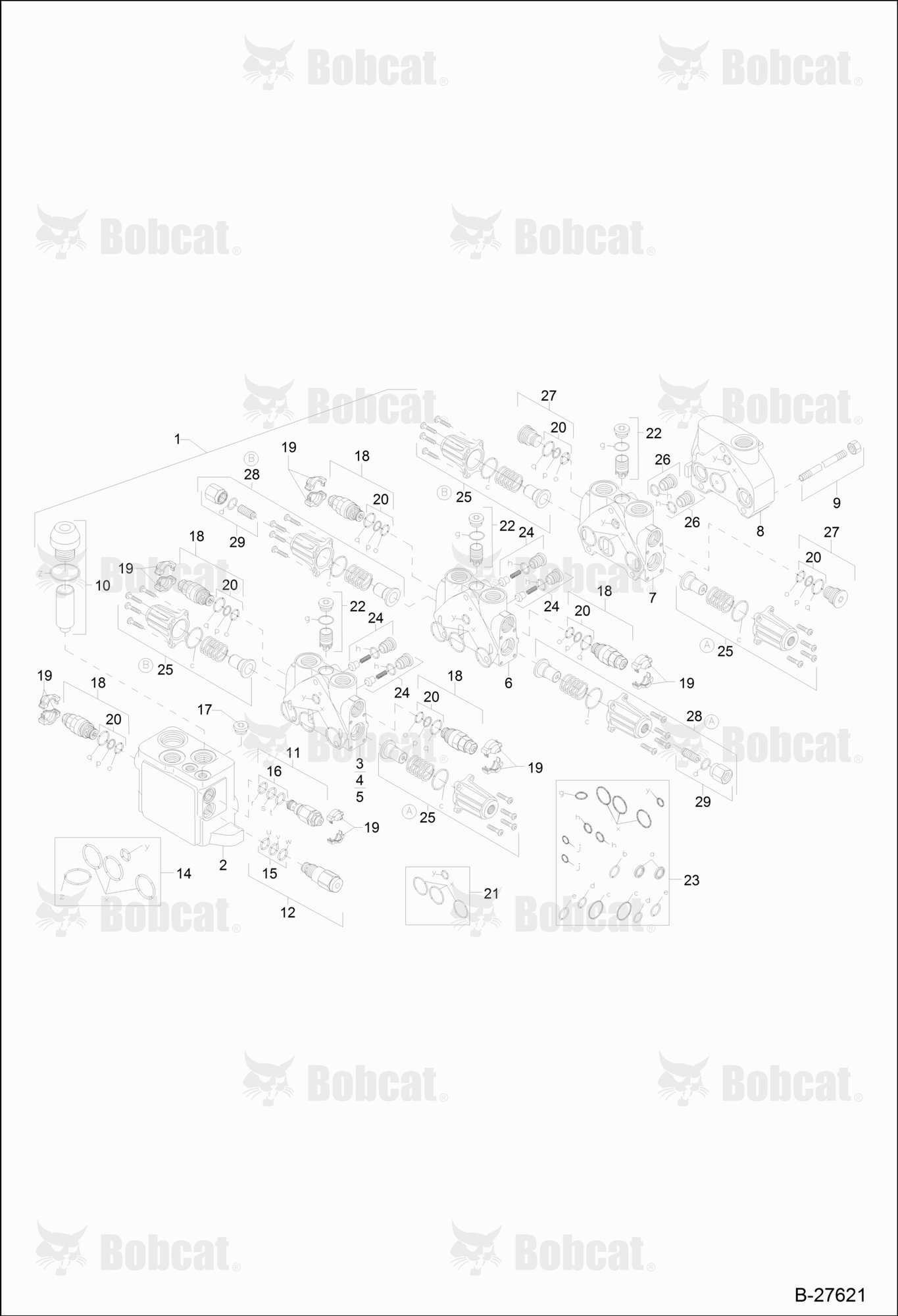 Valve Bank - Mono Boom (Engine S/N XXXX/0507 & Above)