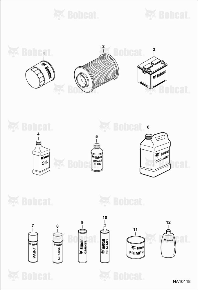 Maintenance Items (Service Parts)