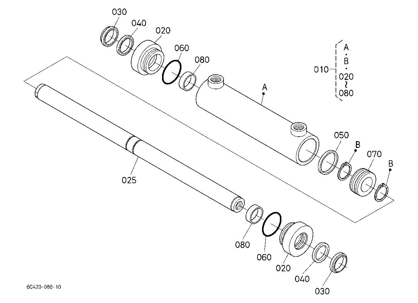 Steering Cylinder [Component Parts]