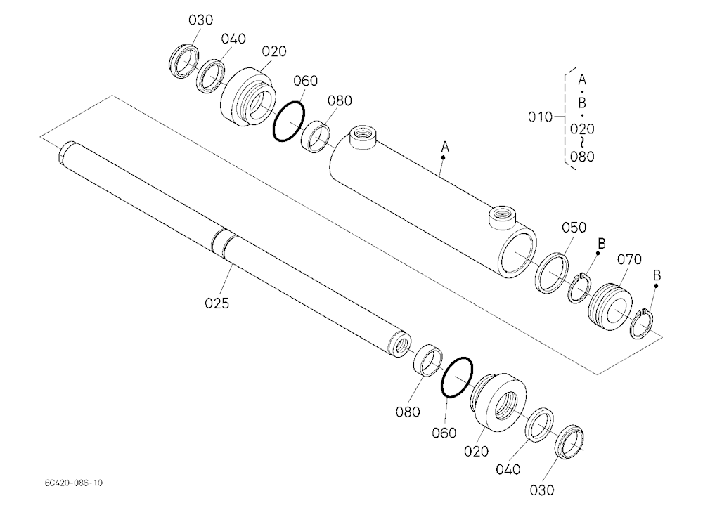 Steering Cylinder [Component Parts]