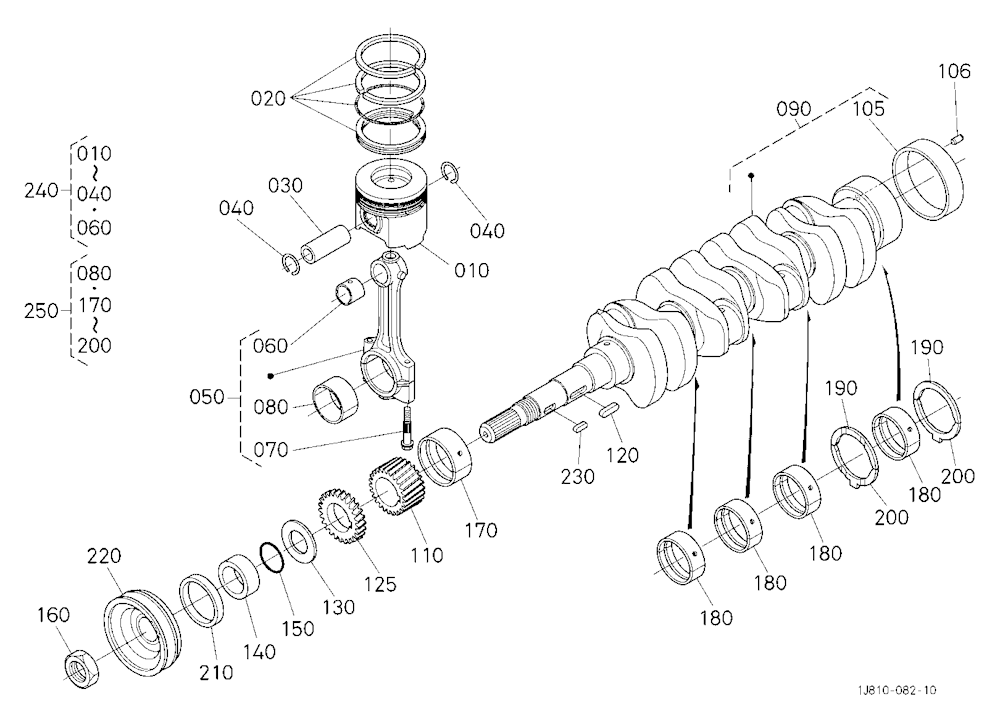 Piston And Crankshaft