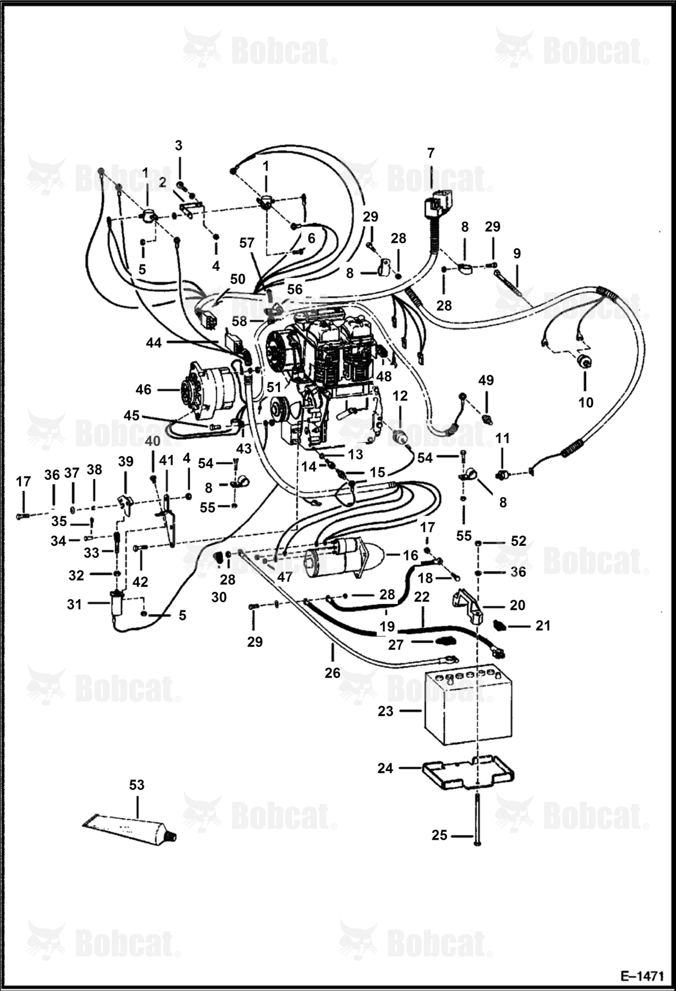 Engine Electrical Circuitry  501711887 & Above