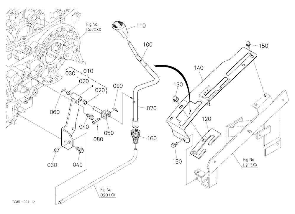 Main Gear Shift Lever