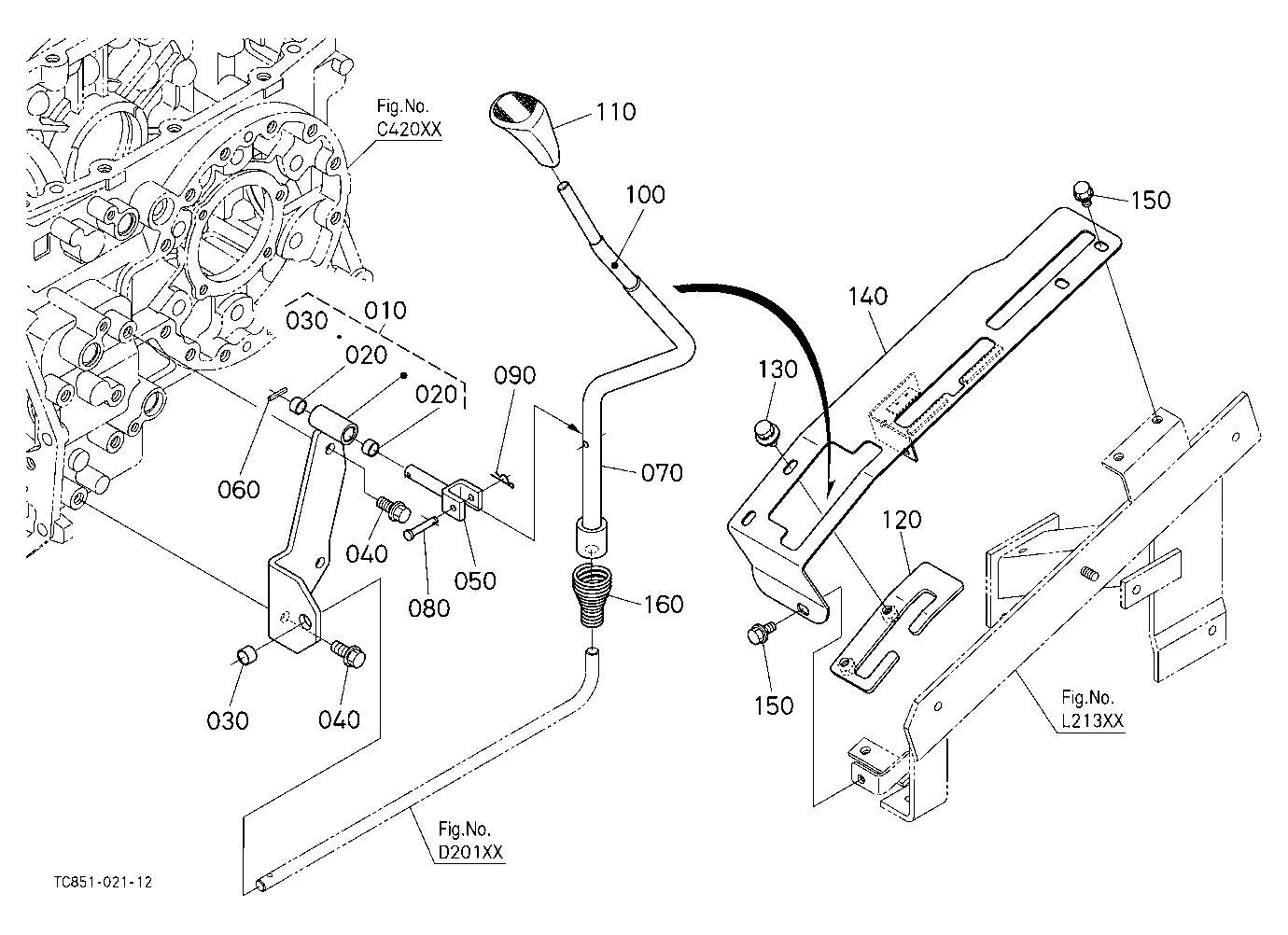 Main Gear Shift Lever