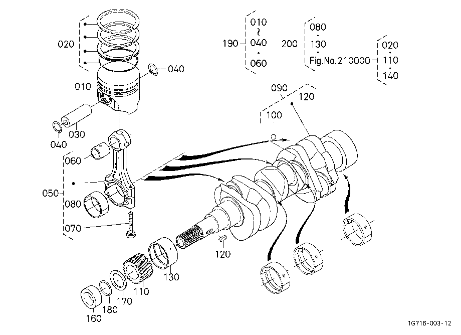 Piston And Crankshaft