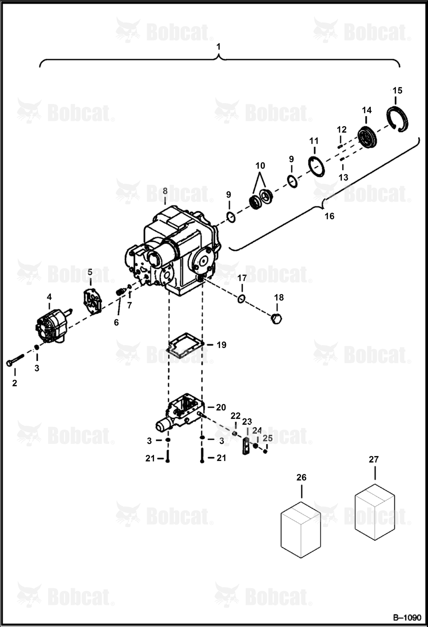 Hydrostatic Pump & Attaching Parts