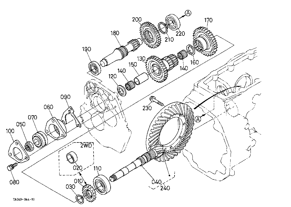 Spiral Bevel Pinion And Creep [With Creep]
