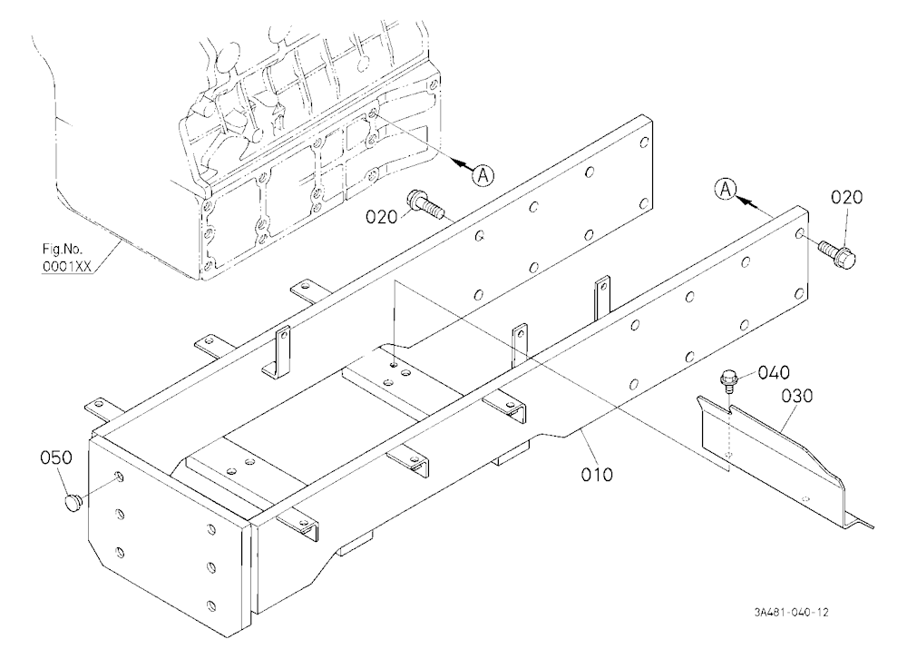 Front Axle Frame [Rops Type]