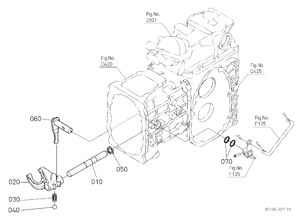 Pto Gear Shift Fork