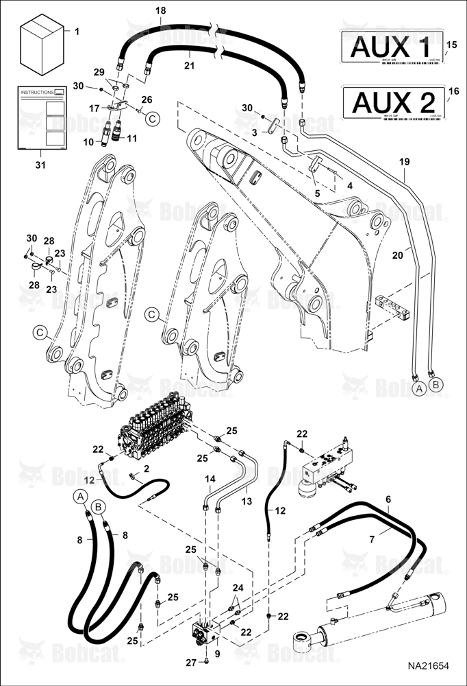 Hydraulic Auxiliary Kit (Second)
