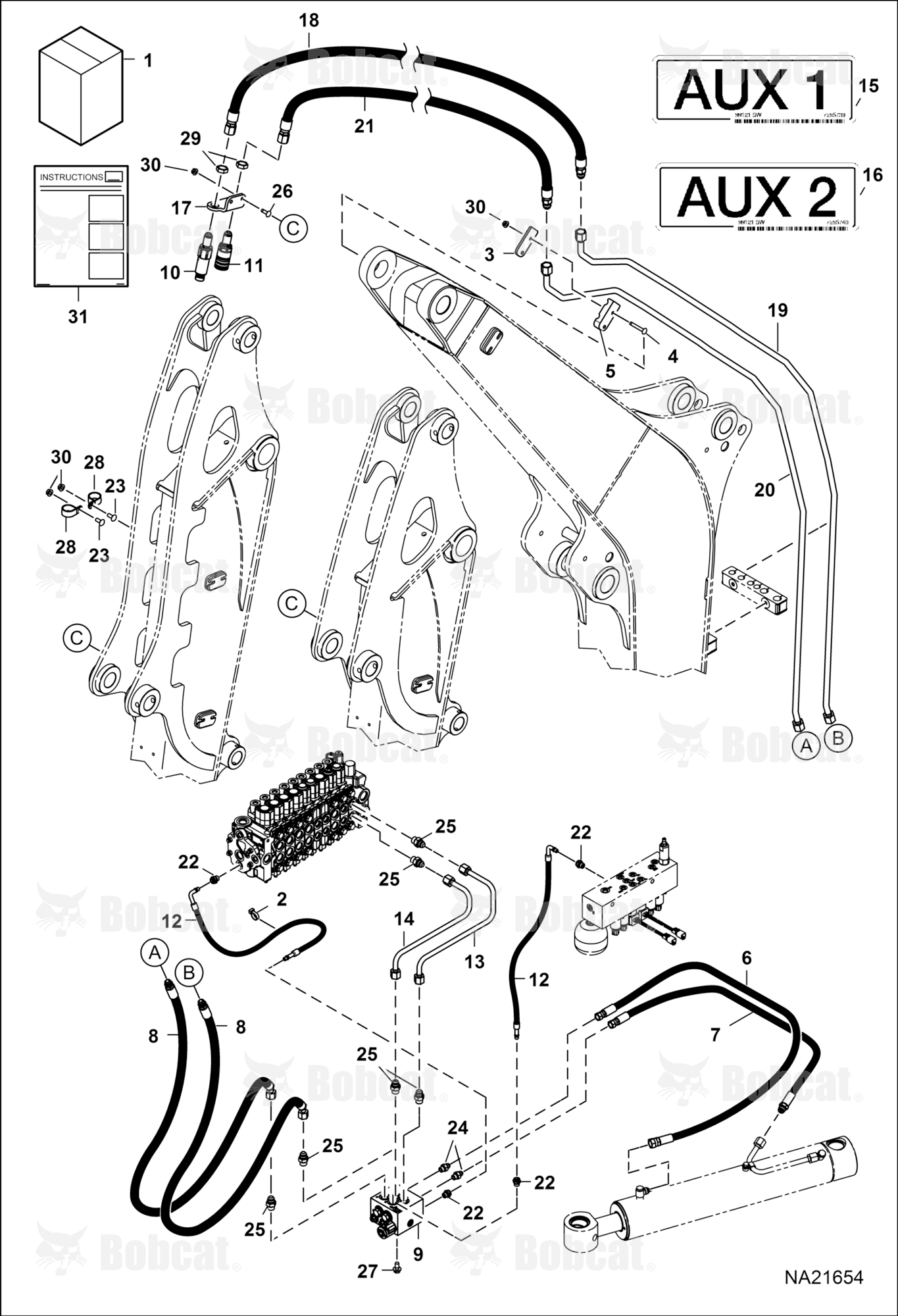 Hydraulic Auxiliary Kit (Second)