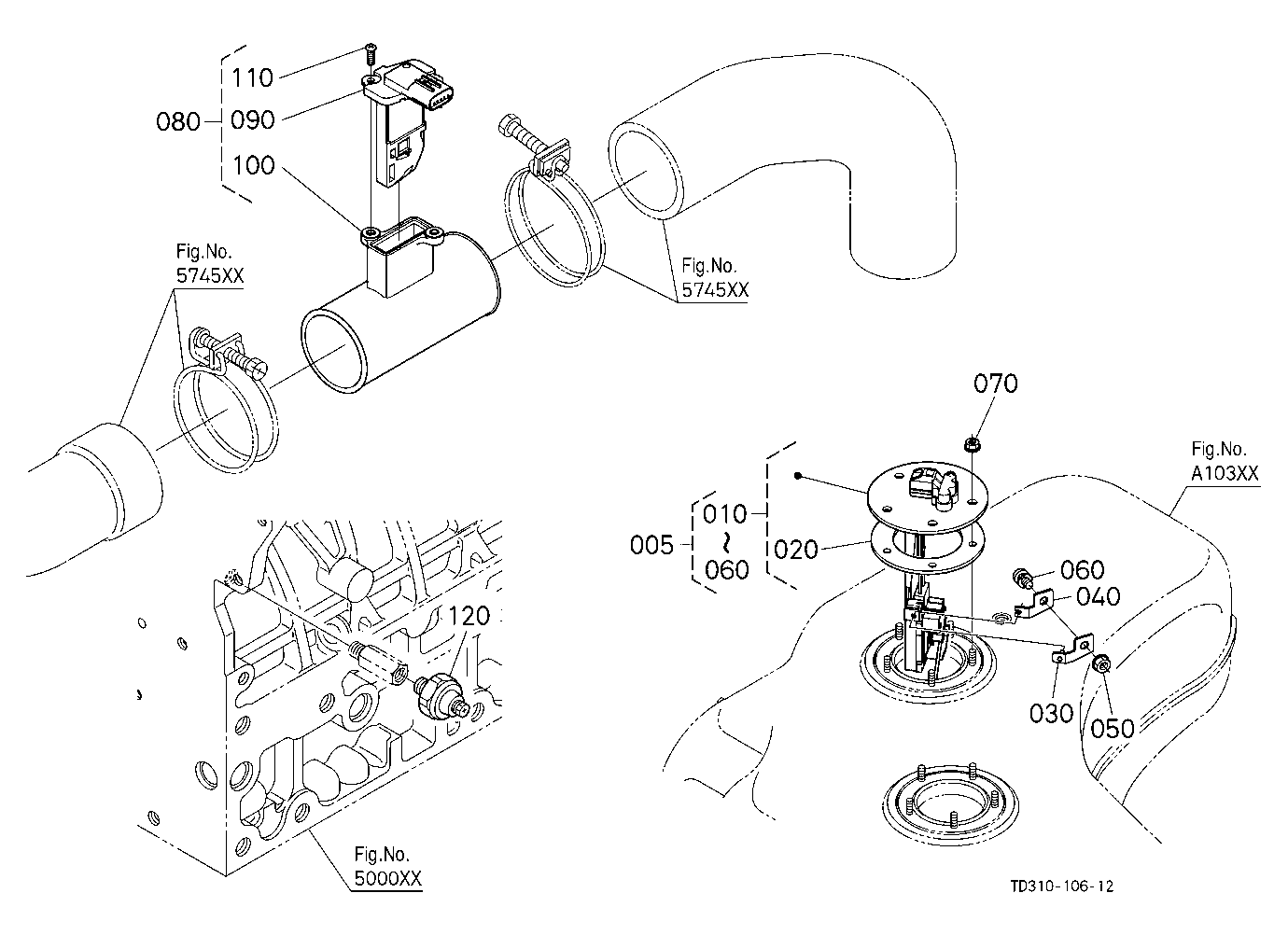 Switch/Sensor (Fuel/Inlet Pipe)