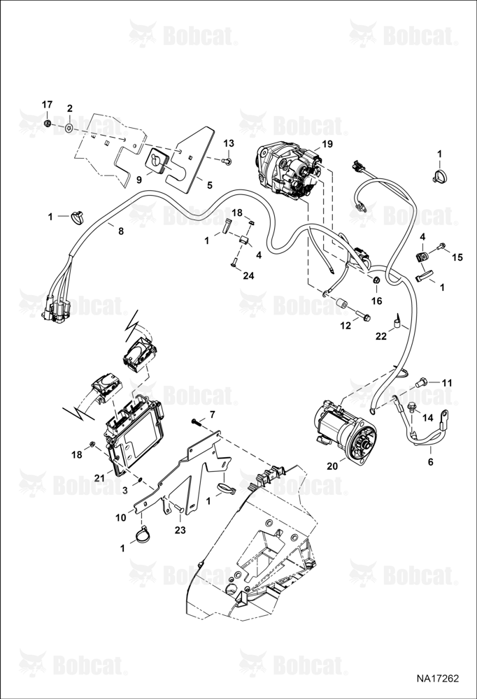 Engine Electrical Circuitry (Engine Harness, Sensors, ALT & Starter)