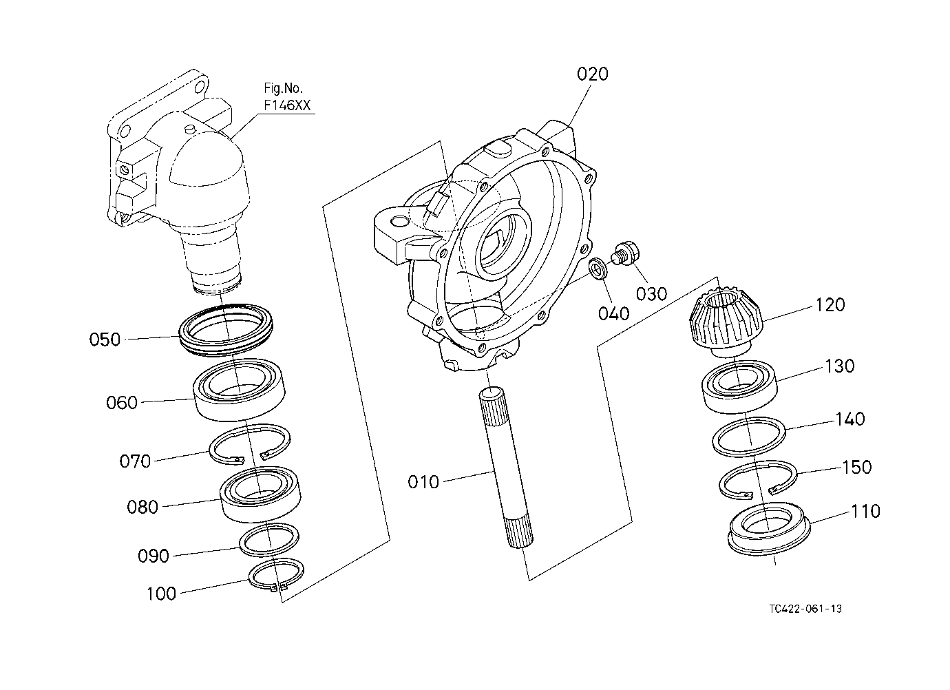 Front Axle Case Lh [Old]