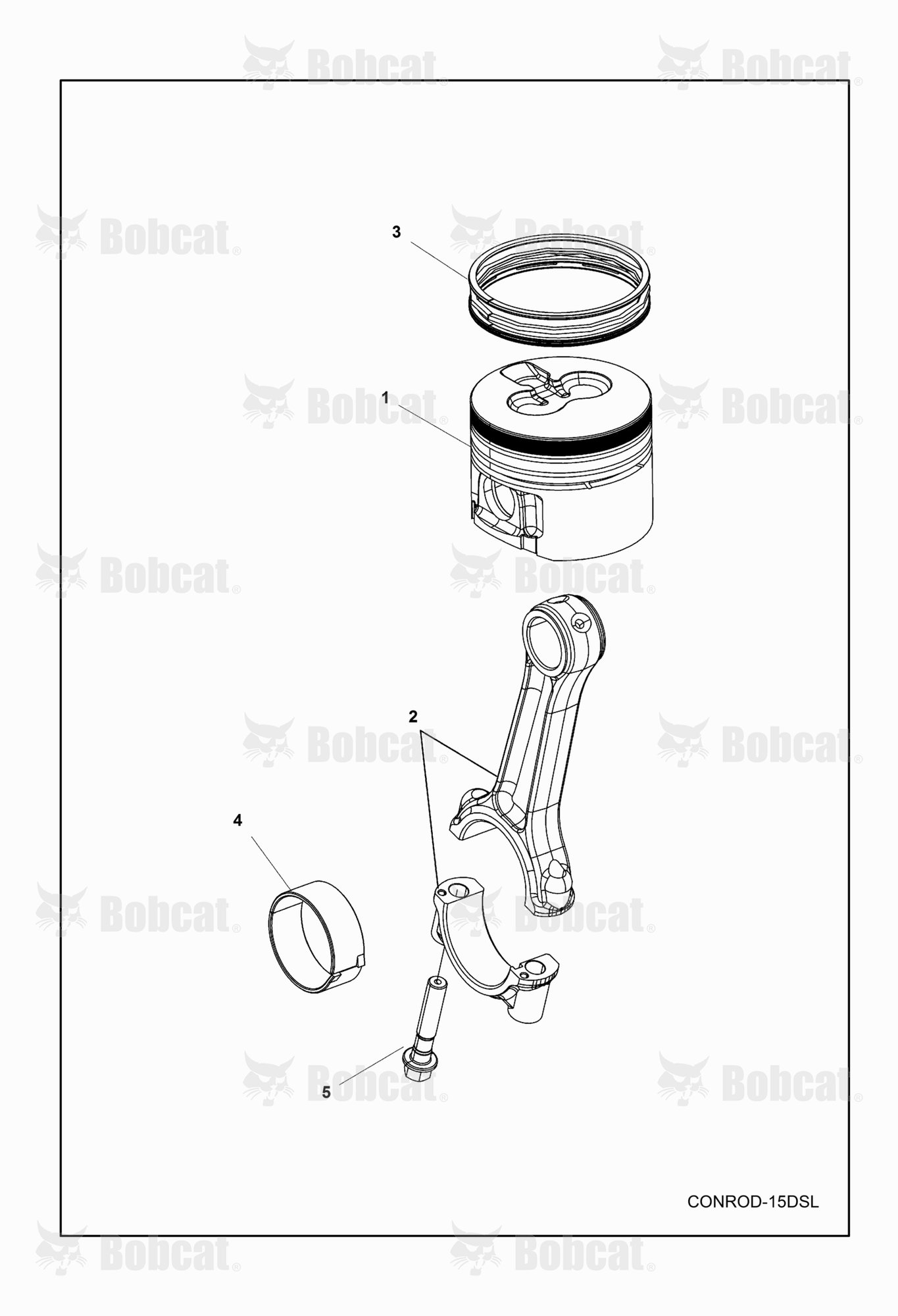 ENGINE, Connecting Rod & Piston Set