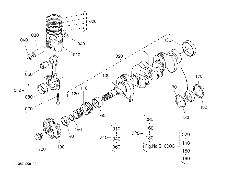 Piston/Crankshaft