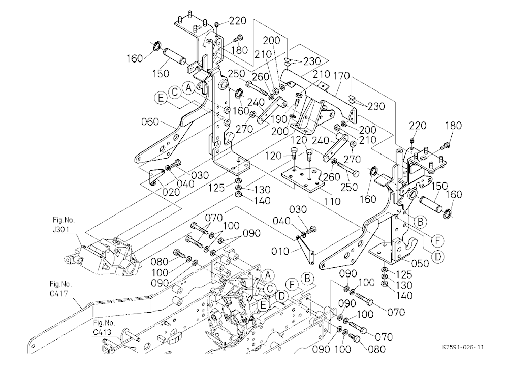 Top Link Bracket/Fender Bracket