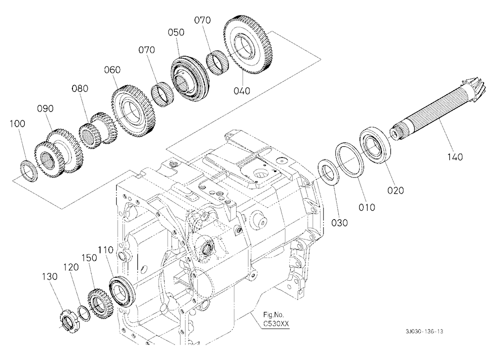Main Shaft [Transaxle Component] [With Creep]