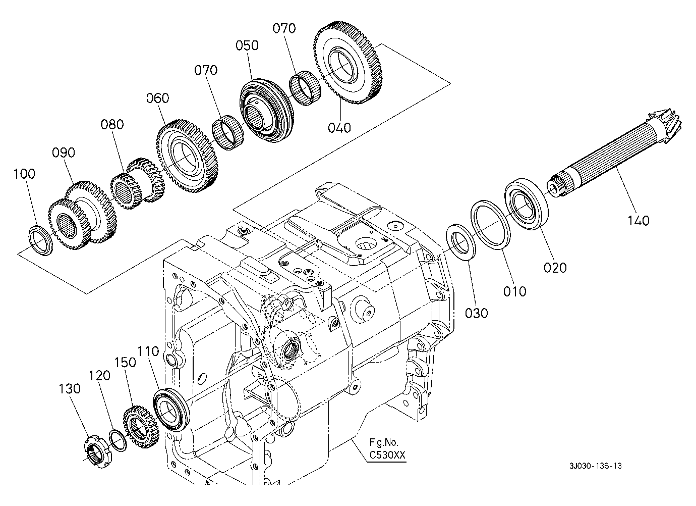 Main Shaft [Transaxle Component] [With Creep]
