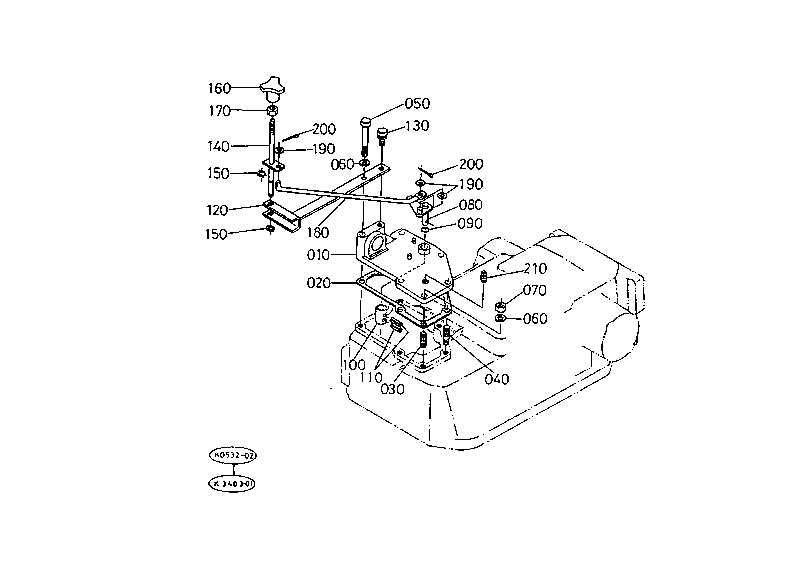 Down Speed Adjusting Rod W/O Cab