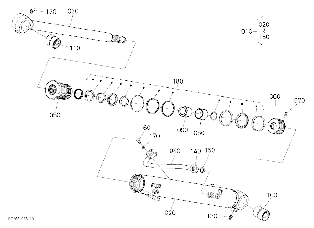 Boom Cylinder [Component Parts]